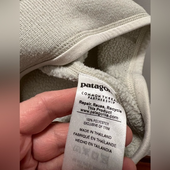 PATAGONIA Womens Better Sweater 1/4 Zip Pelican OO. - Picture 6 of 11